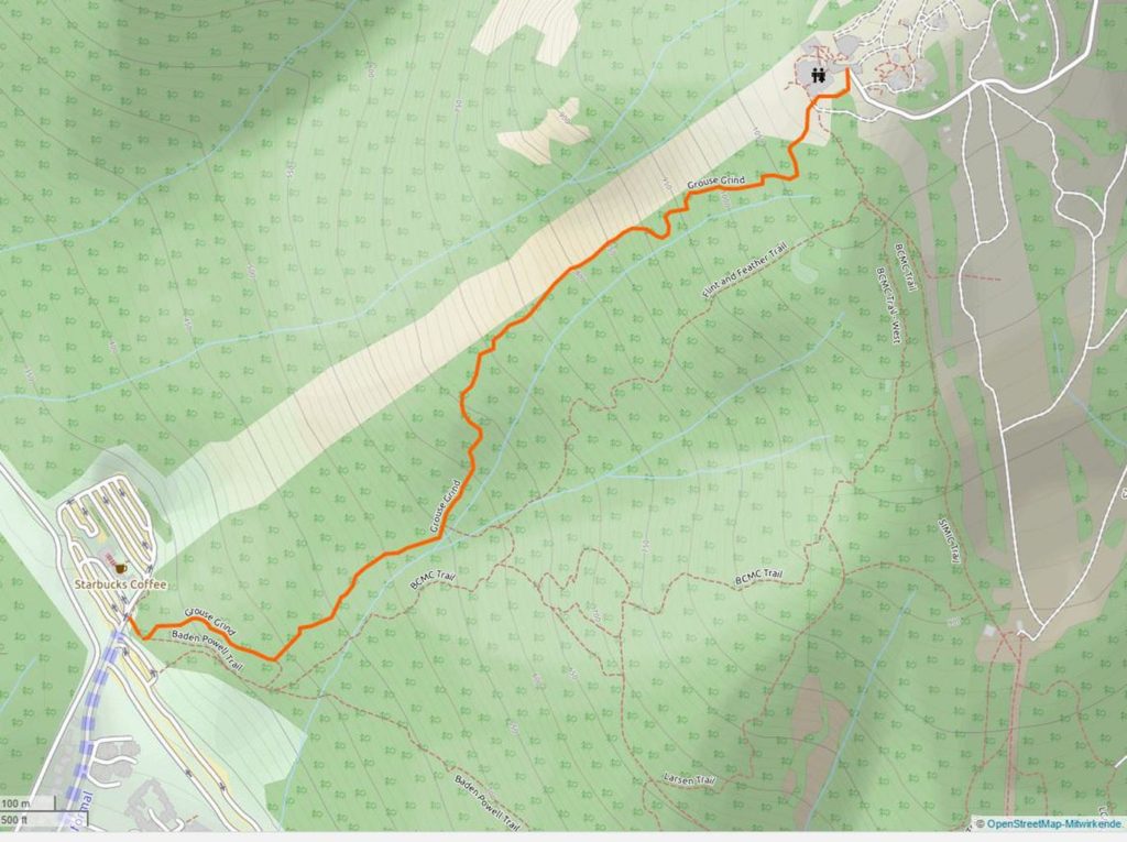 Grouse Grind Map
