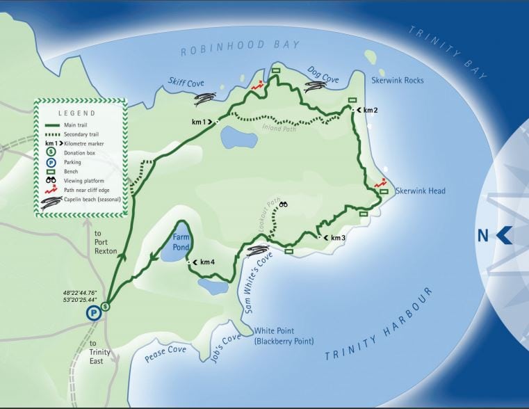 Skerwink Trail Map